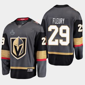 Vegas Golden Knights Pelipaita #29 Marc-Andre Fleury 2018 Stanley Cup Final Bound Patch Breakaway Player Musta Fanatics Branded